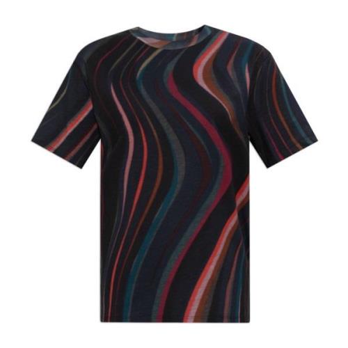 Bedrukt T-shirt PS By Paul Smith , Multicolor , Dames