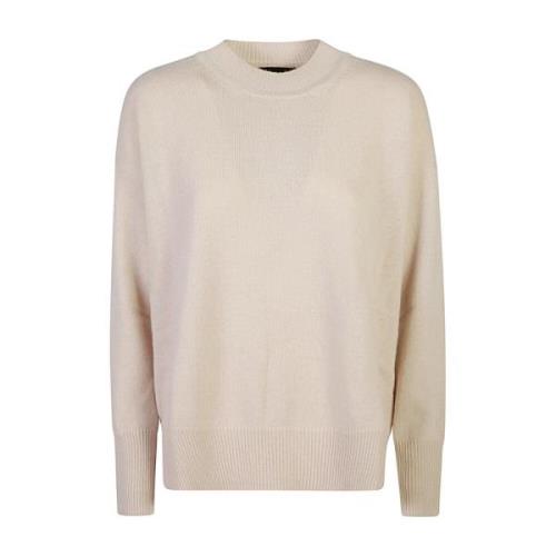 Beige Sweaters voor Stijlvolle Look Roberto Collina , Beige , Dames