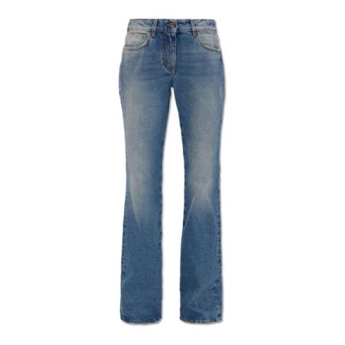 Flared jeans Off White , Blue , Dames