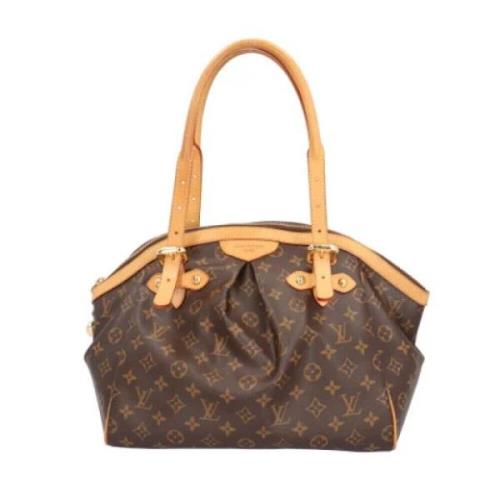 Pre-owned Canvas shoulder-bags Louis Vuitton Vintage , Brown , Dames