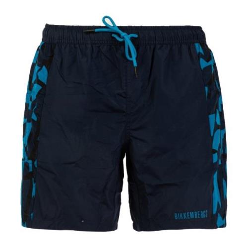 Zomer Boxershorts Trendy Stijl Bikkembergs , Blue , Heren