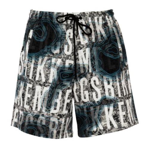 Trendy Zomer Boxershorts voor Mannen Bikkembergs , Gray , Heren