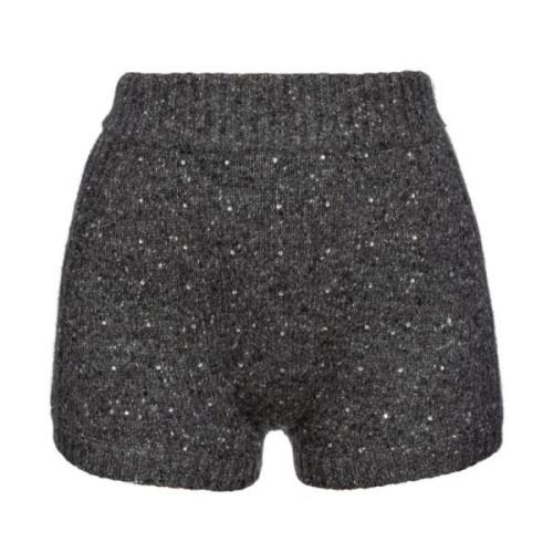 Stijlvolle Shorts voor Vrouwen Pinko , Gray , Dames