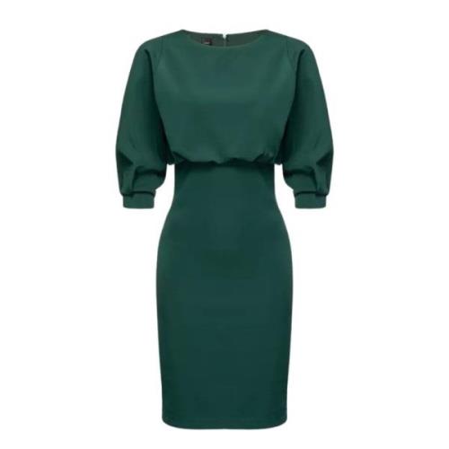 Groene Midi Jurk Alda Pinko , Green , Dames