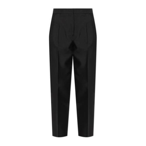 Geplooide broek Jil Sander , Black , Dames