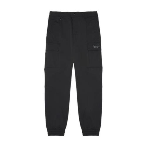 Zwarte Cargo Broek Extra Slim Fit Duvetica , Black , Heren