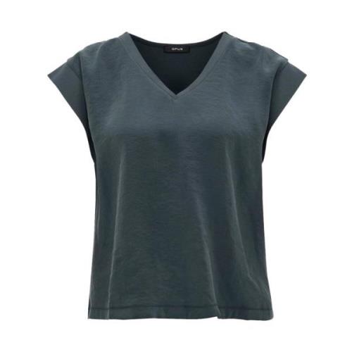 Korte Mouw Top Saduna Opus , Green , Dames