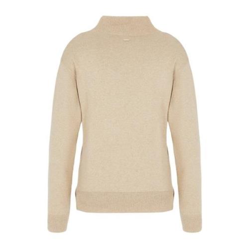 Winter Wol Turtleneck Sweater Armani Exchange , Beige , Heren