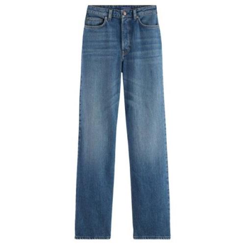 Authentieke Straight Jeans Scotch & Soda , Blue , Dames