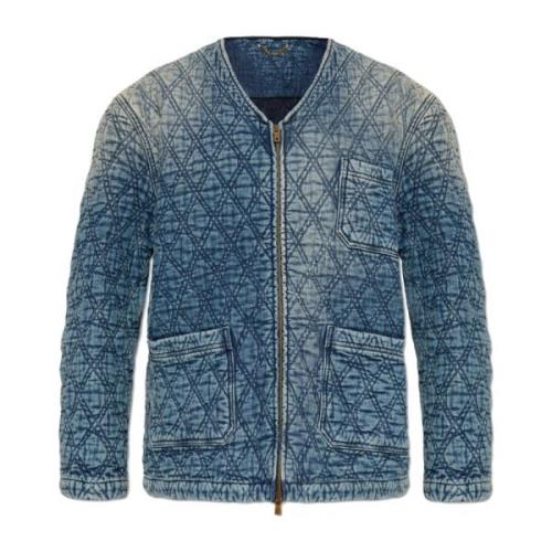 Loszittende spijkerjasje Golden Goose , Blue , Dames