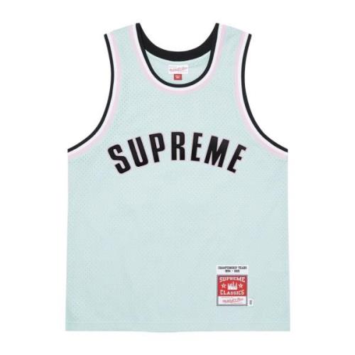 Beperkte oplage Basketbalshirt Lichtblauw Supreme , Blue , Heren