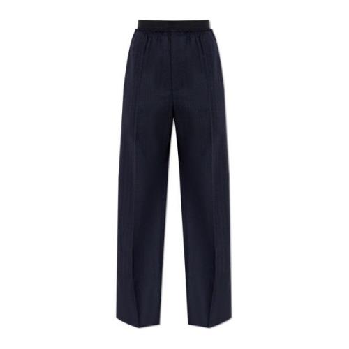 Broek met streepmotief Bottega Veneta , Blue , Dames