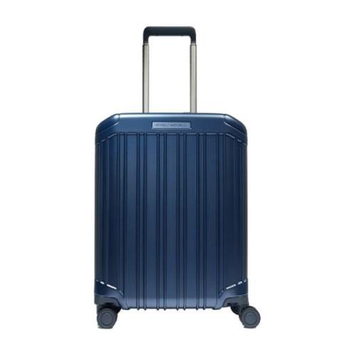 Blauwe Accessoires Trolley met TSA-slot Piquadro , Blue , Heren