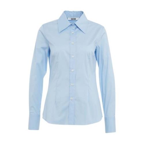 Blauwe Shirts Aw24 Dameskleding Mauro Grifoni , Blue , Dames