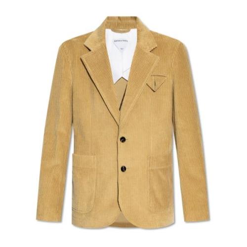 Corduroy blazer Bottega Veneta , Beige , Heren