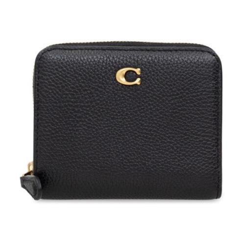 Leren portemonnee Coach , Black , Dames