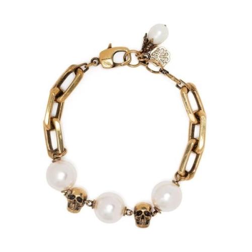 Necklaces Alexander McQueen , Beige , Dames