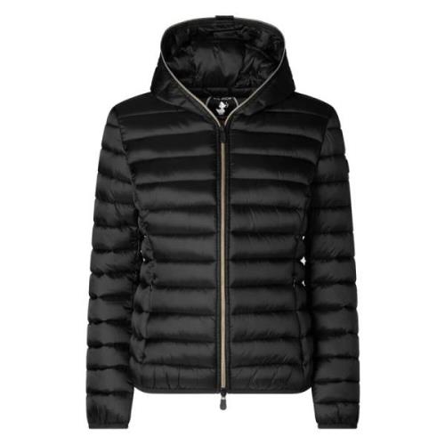 Zwarte Alexis Puffer Jas Save The Duck , Black , Dames