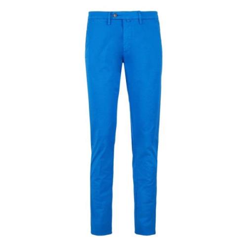 Blauwe Chino Lange Broek Gallo , Blue , Heren