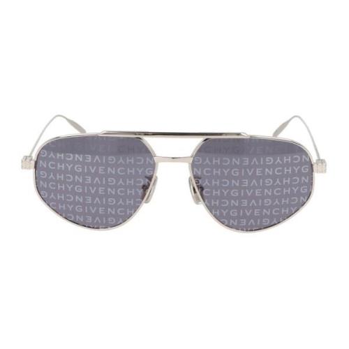 Moderne Pilot Metalen Zonnebril Givenchy , Gray , Unisex