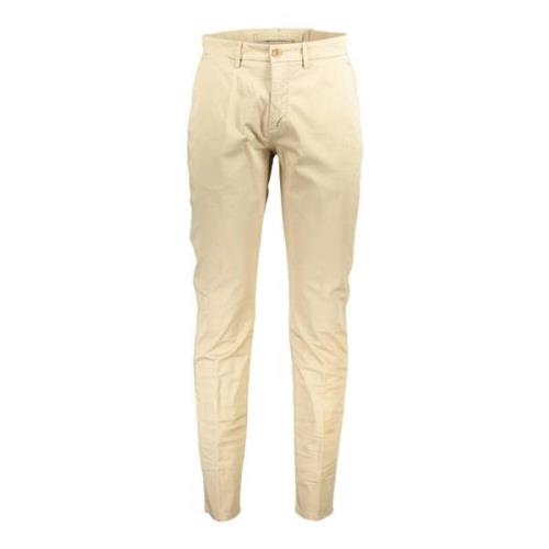 Beige Katoenen Chinos Broek Harmont & Blaine , Beige , Heren