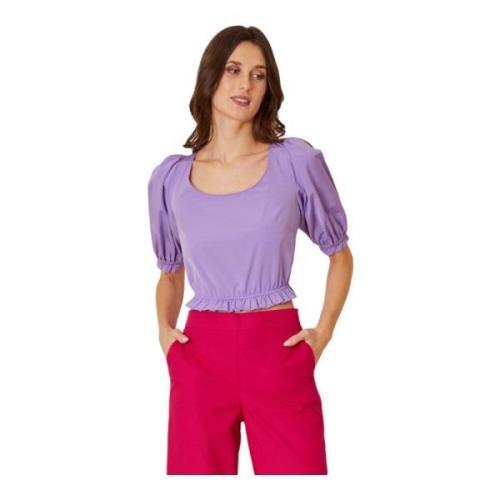 Stijlvolle Blouse voor Vrouwen Manila Grace , Purple , Dames