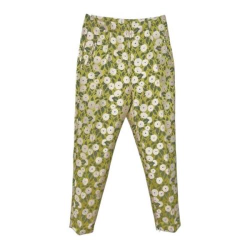 Trousers Alessia Santi , Green , Dames