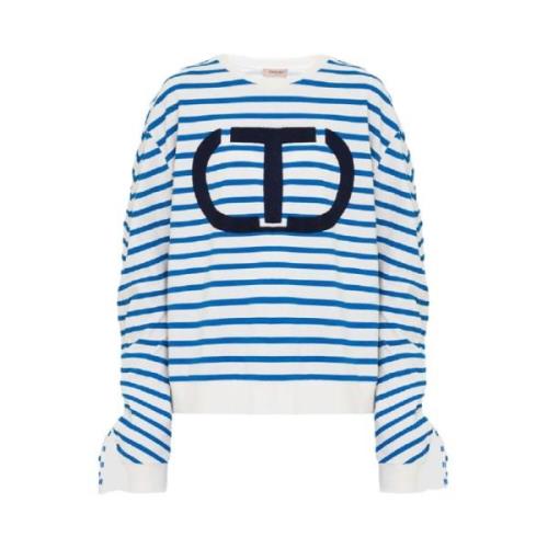 Crew Neck Sweatshirt Twinset , Multicolor , Dames