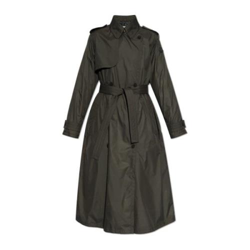 Trench Barbentane Moncler , Black , Dames