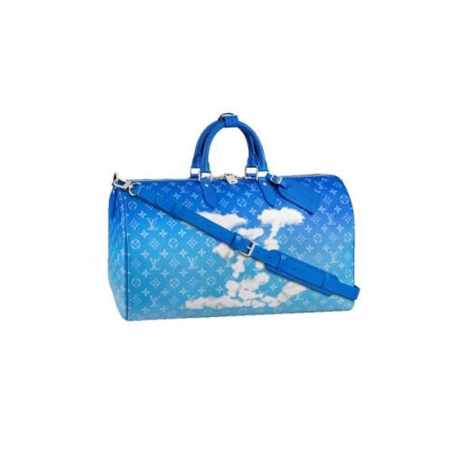 Cloud Keepall door Virgil Abloh Louis Vuitton , Blue , Heren