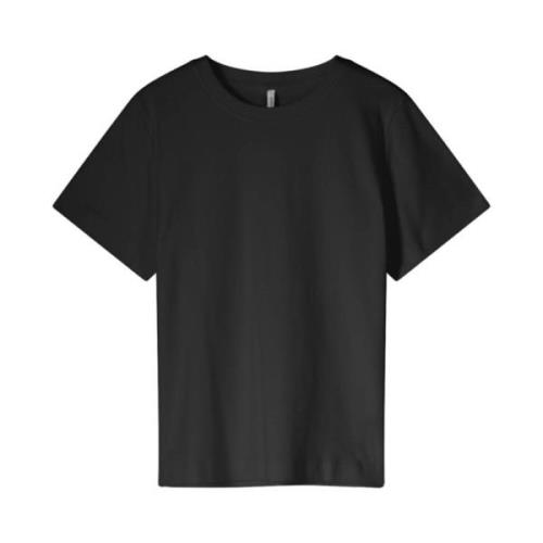 Klassieke katoenen T-shirt Lyon-30645 Summum Woman , Black , Dames