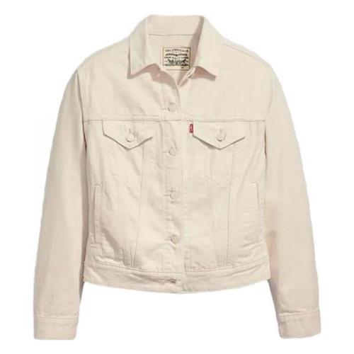 Wellthread Trucker Jacket Levi's , Beige , Dames