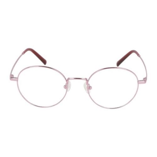 Ronde Metalen Frame Bril Esprit , Pink , Dames