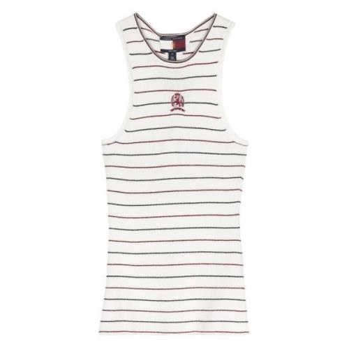 Ivory Tank Sweater Tommy Hilfiger , Multicolor , Dames