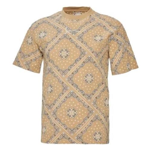 Kleine Handtekening Paisley Overhemd Karl Kani , Beige , Heren