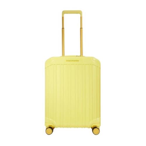 Gele Accessoires Trolley met TSA-slot Piquadro , Yellow , Heren