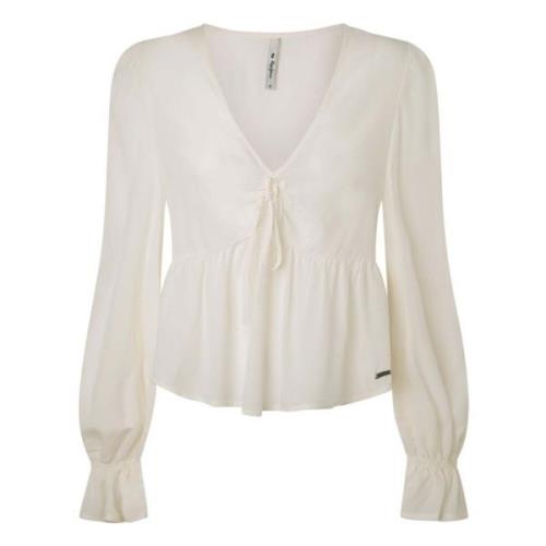 Blouses Pepe Jeans , Beige , Dames