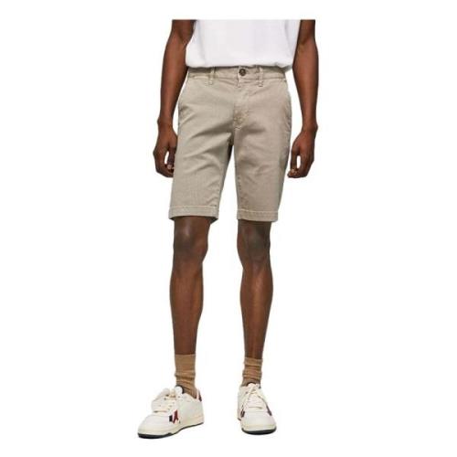 Charly Korte Shorts Pepe Jeans , Beige , Heren