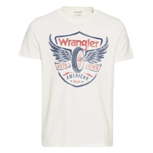 T-shirt Wrangler , Beige , Heren