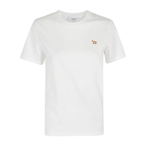 Schattig Fox T-shirt Maison Kitsuné , White , Dames