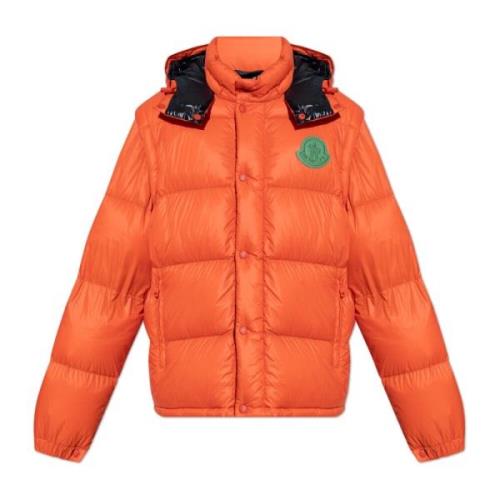 Jas Cycloon Moncler , Orange , Heren