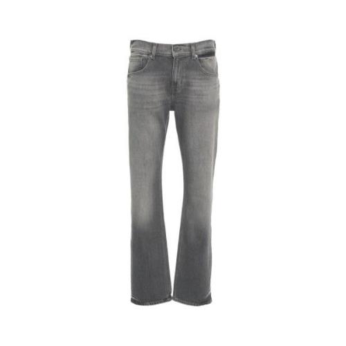 Grijze Straight Jeans The Straight Check 7 For All Mankind , Gray , He...