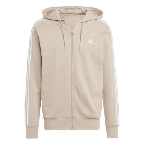 Essentials French Terry 3 Bandas Hoodie Adidas , Beige , Heren