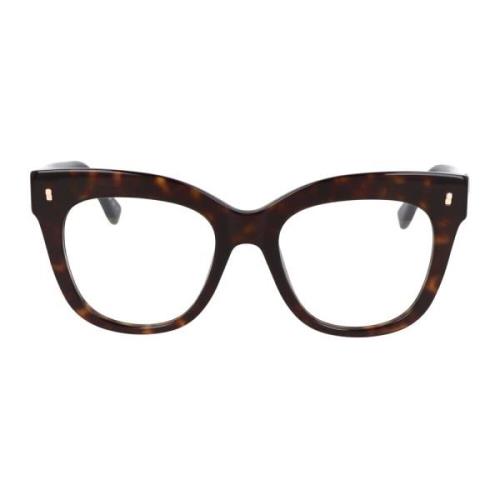 Kattenogen Bril D2 0098 Dsquared2 , Brown , Unisex