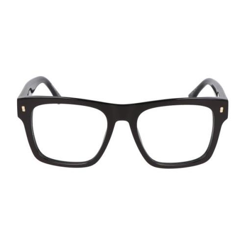 Vierkante Frame Bril D2 0037 Dsquared2 , Black , Unisex