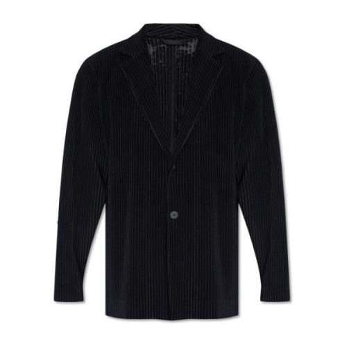 Geplooide blazer Issey Miyake , Black , Heren