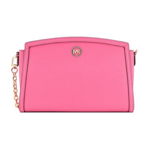 Roze Leren Schoudertas Ss24 Michael Kors , Pink , Dames