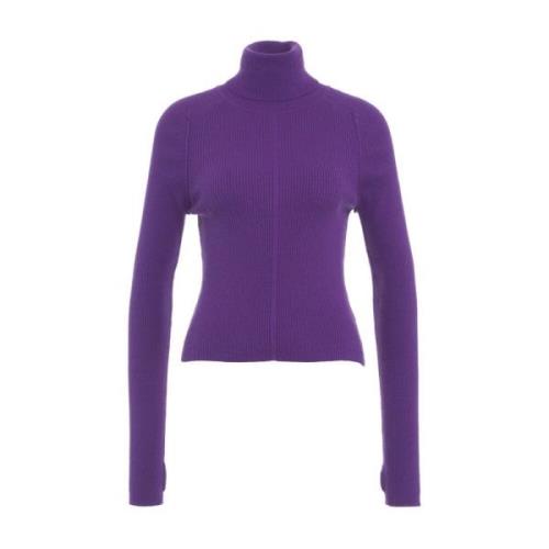 Paarse Gebreide Trui Aw24 Crush , Purple , Dames