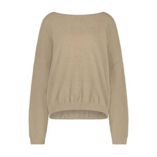 Matilde Pullover Zacht Nukus , Beige , Dames