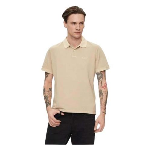 Nieuwe Oliver korte mouw polo Pepe Jeans , Beige , Heren